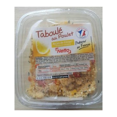 Netto Taboule Au Poulet 300G