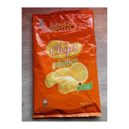 Netto Chips Poulet Thym 150G