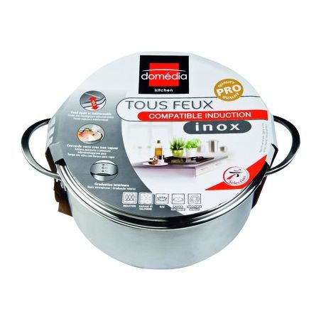 Domedia Dom Faitout Inox Tf+ Ind 24Cm