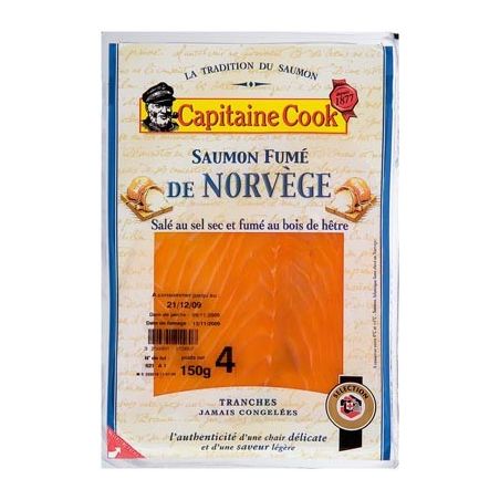 Capitaine Cook Saumon F.Norveg 4Tr 150Gr