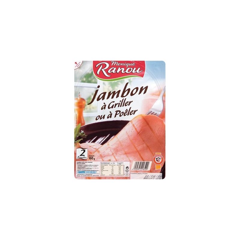 Ranou Jambon A Griller 2T 160G
