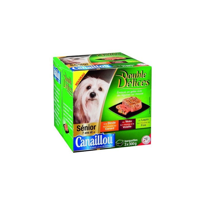 Canaillou Canail.Barq.Chien Senior3X300G