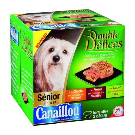Canaillou Canail.Barq.Chien Senior3X300G