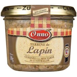 M.Ranou M.Ra Terrine/Lapin Moutard180G