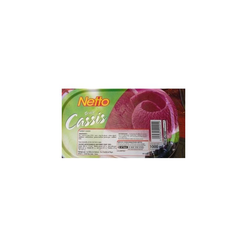Netto Bac Glace Cassis 533G