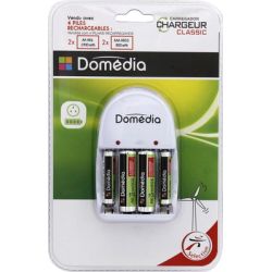 Domedia Dom.Chargeur.Classic.+4Accus