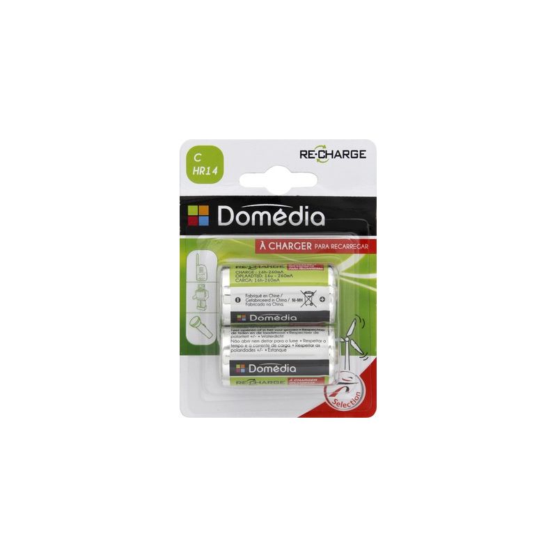 Domedia Dom.Pile.Rech.2600Mah.Hr14X2