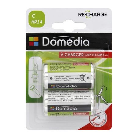Domedia Dom.Pile.Rech.2600Mah.Hr14X2