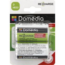 Domedia Dom.Pile.Rech.2600Mah.Hr20X2