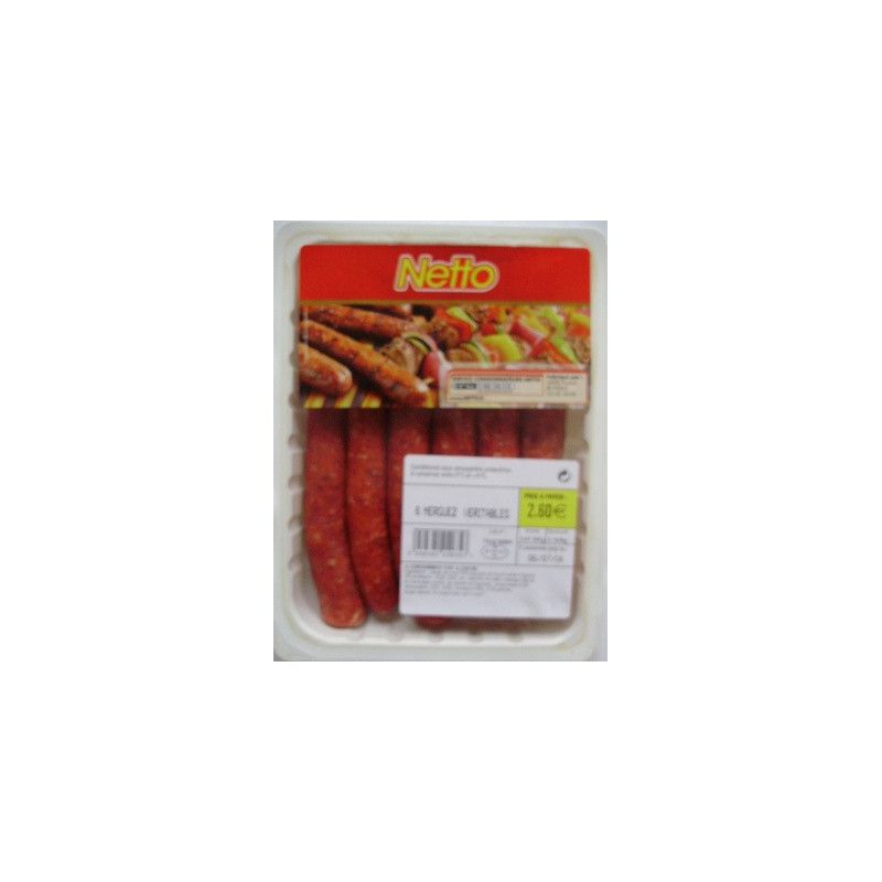Netto 6Merguez Veritable300G