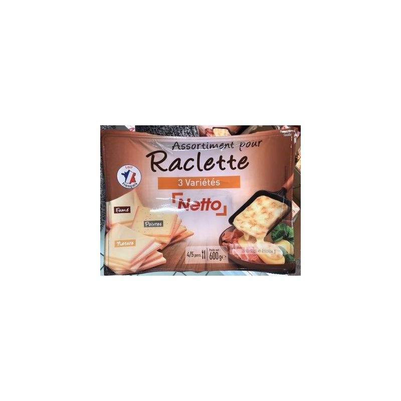 Netto Raclette 3 Varietes 600G