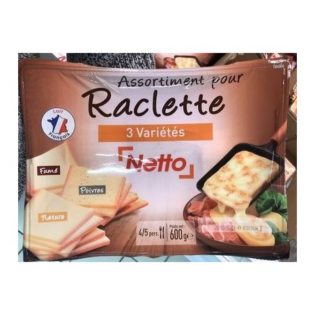 Netto Raclette 3 Varietes 600G