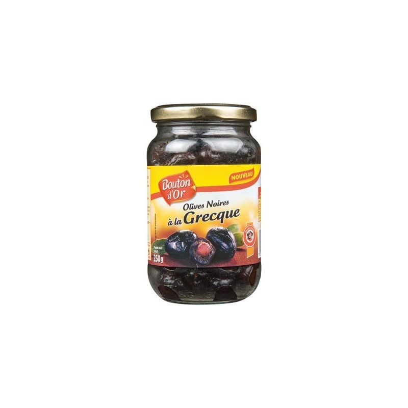 Bouton Or Dor Oliv.Noir.Grec250G