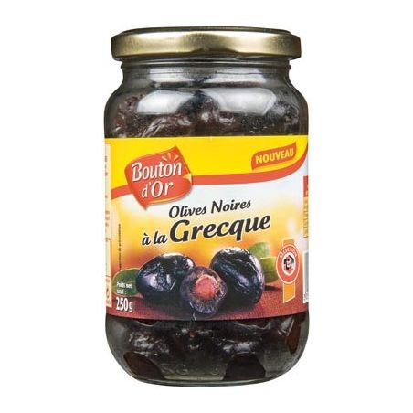 Bouton Or Dor Oliv.Noir.Grec250G