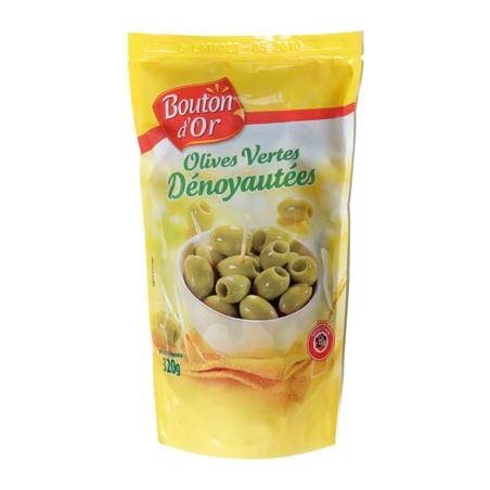 Bouton Or Dor Oliv Vert Denoy320G