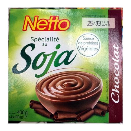 Netto Spec.Soja Chocolat4X100G