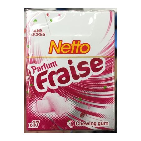 Netto Chewinggum Fraise3X25G