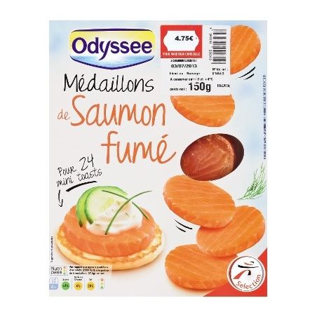 Odyssee Medaillon Saumon 150G