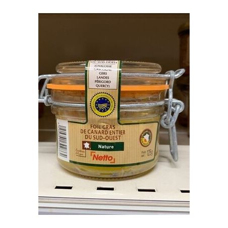 Netto Foie Gras Cnrd Entier Ver125G