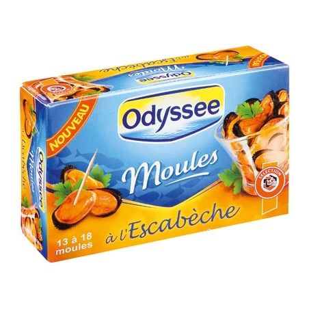 Odyssee Moules Escabeche 69Gr