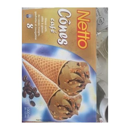 Netto Cones Cafe X8 554G