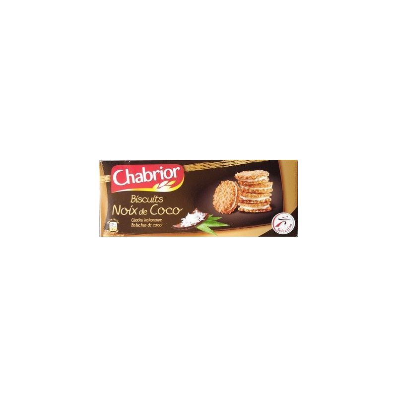 Chabrior Chab Biscuits Noix Coco 100G