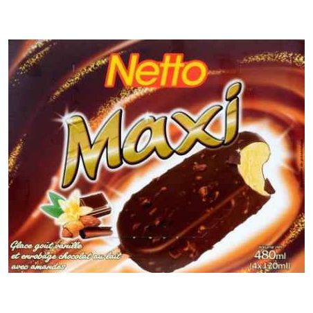 Netto Net Maxibat Vanil/Aman X4 301G