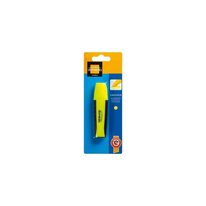 Domedia Surligneur Jaune Grip