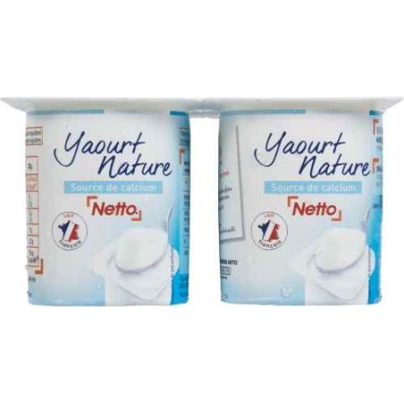 Netto - Yaourt Nature 4X125G