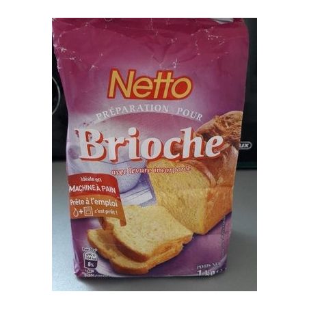 Netto Farine Pain Brioche 1Kg