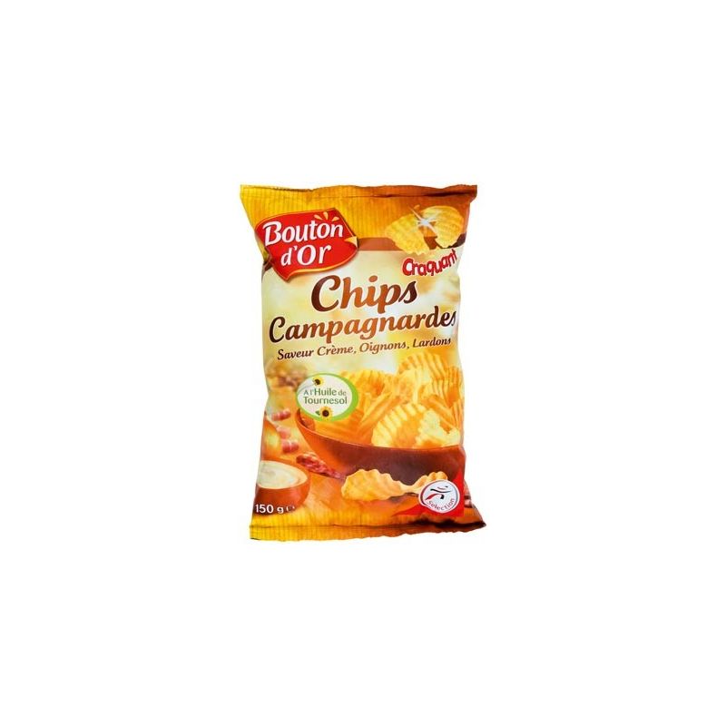 Bouton Or Bo Chips Camp.Crem/Oig/Lard150