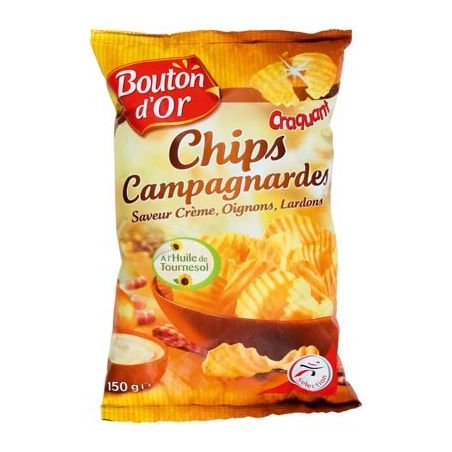 Bouton Or Bo Chips Camp.Crem/Oig/Lard150