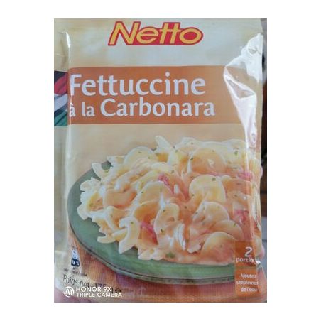 Netto Fettuccine Carbo 175G