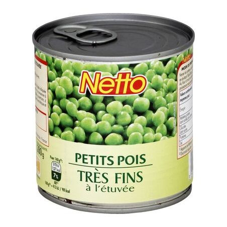 Netto Petits Pois Tres Fin280G