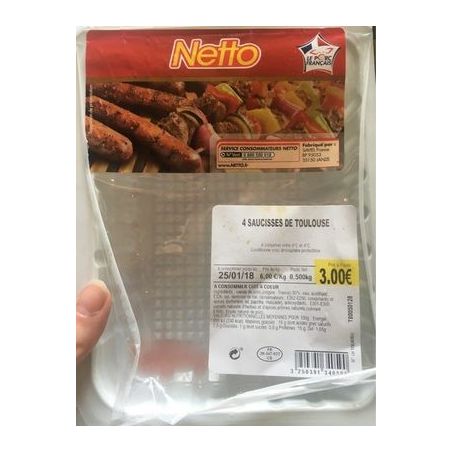 Netto 4 Toulouse 500G Pf