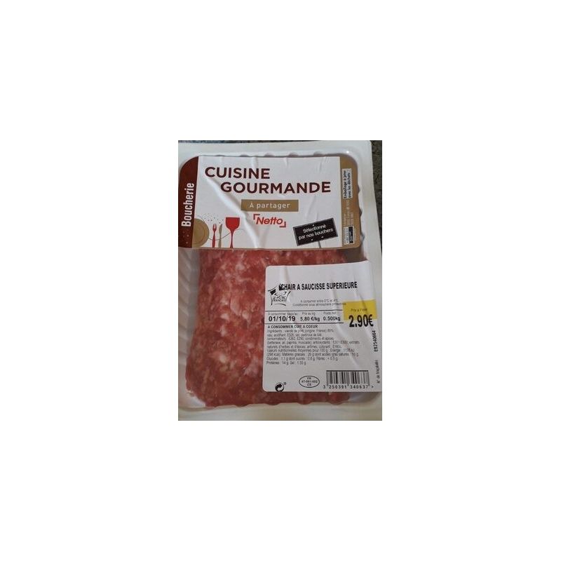 Netto Chair A Saucisse 500G Pf