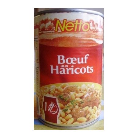 Netto Boeuf Aux Haricots 400 G