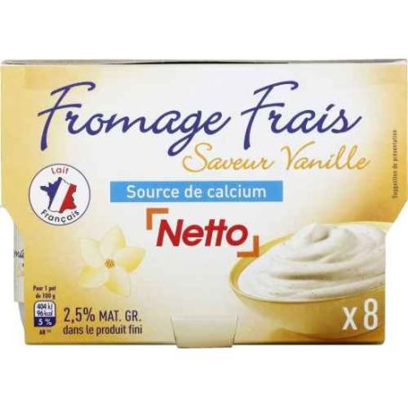 Netto Fge Frais Sav.Van.8X100G