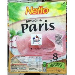 Netto Jambon Paris Dd 8T 360G