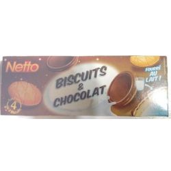 Netto Biscuit Fourre Lait 125G