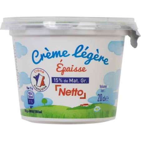 Netto Creme Fraiche 15% 20Cl