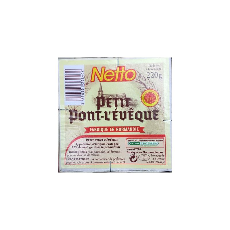 Netto Petit Pont L Eveque 220G