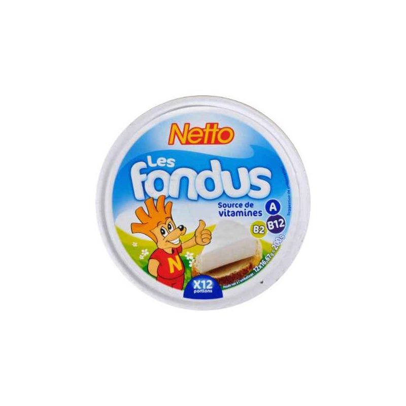 Netto Fromage Fondu 12P 200G