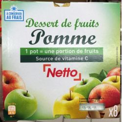 Netto Dess.E Frt Pomme 8X100G