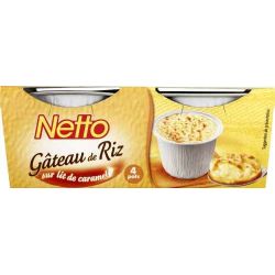 Netto Gateau Riz Caramel4X100G
