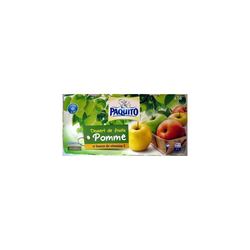 Paquito Dess.Frt Pomme 16X100G