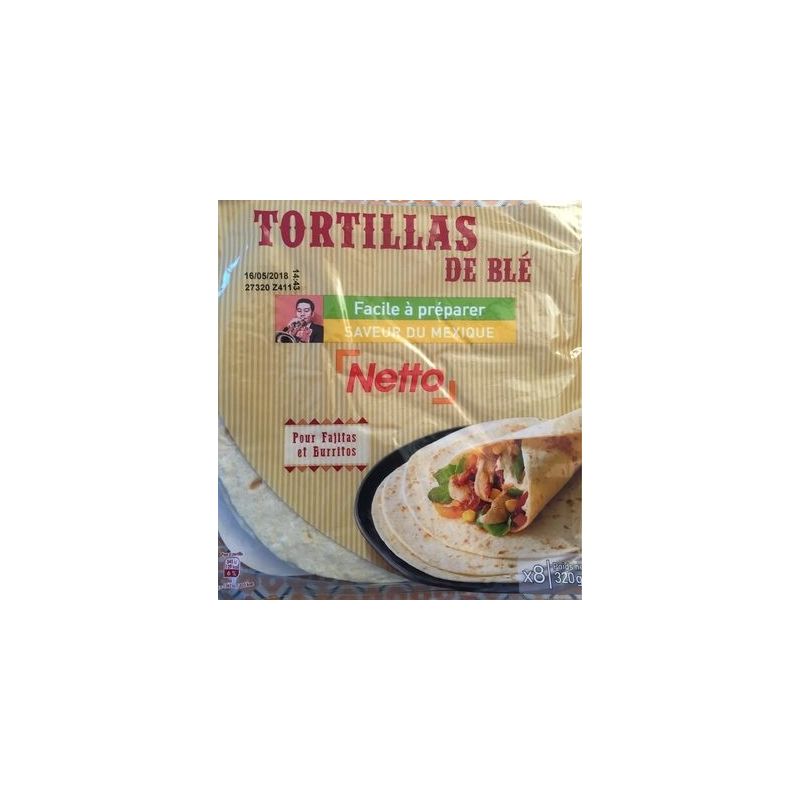 Netto 8 Tortillas De Ble 320G