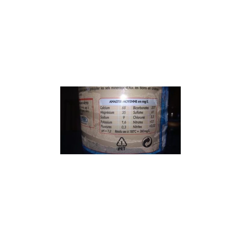 Netto Aix Eau Min 1L5 1/2Pal