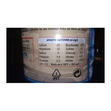 Netto Aix Eau Min 1L5 1/2Pal