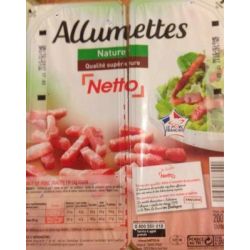 Netto Allumet Lardon Nat2X100G